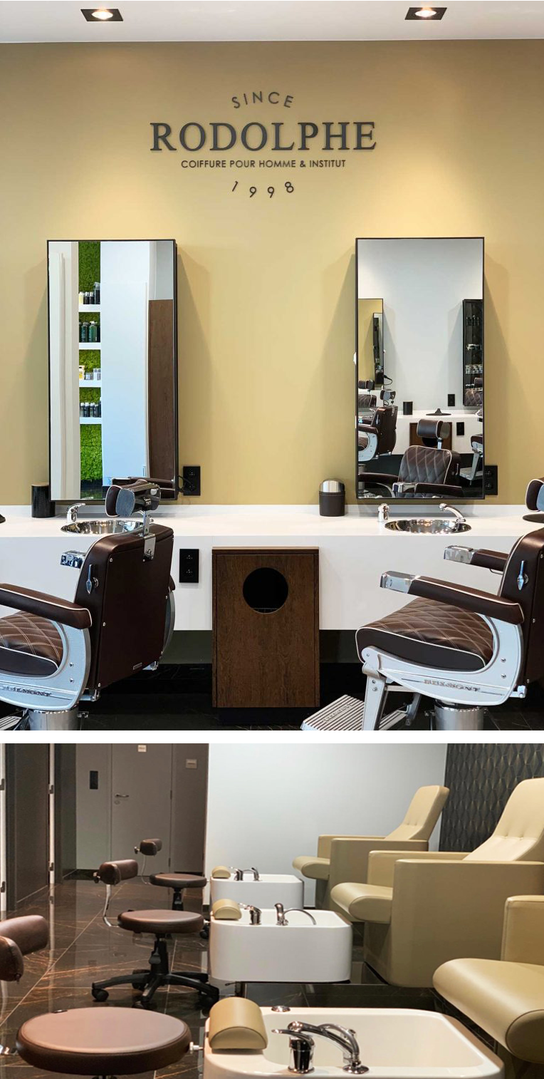 Rodolphe Salon Coiffure Homme - Institute - Footer