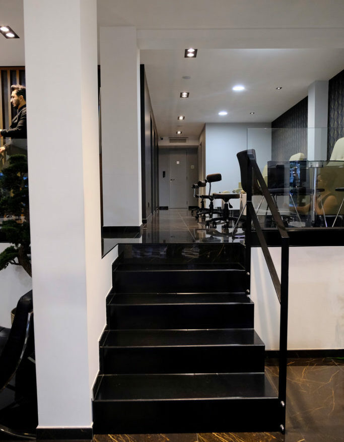 Pedicure area - Salon Rodolphe - Hair salon for men